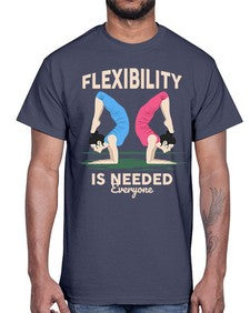 Flexibility is Needed 218#- yoga- Cotton Tee