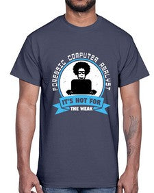 Forensic computer analyst 46#- computer- Cotton Tee