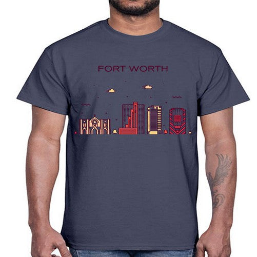FortWorth 740#- cities- Cotton Tee