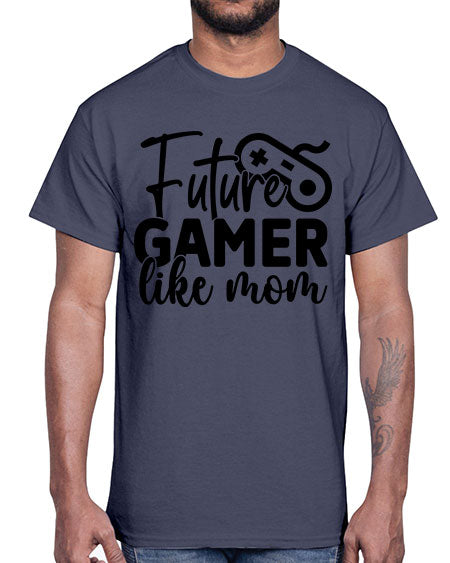 Future Gamer Like Mom 313#- kids- Cotton Tee