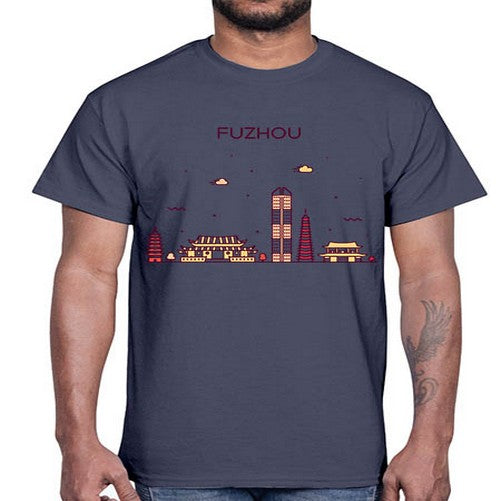 Fuzhou 753#- cities- Cotton Tee
