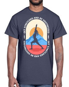 Get Stretched 225#- yoga- Cotton Tee