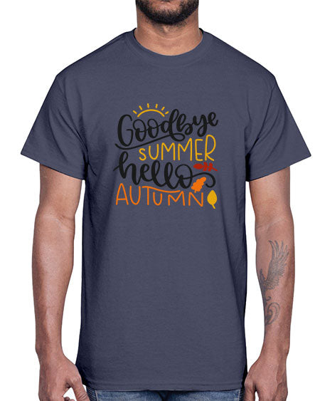 Goodbye summer hello autumn 99#- summer- Cotton Tee