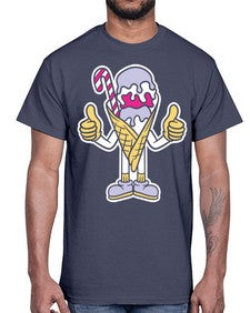 Have an ice day 138#- cartoon food- Cotton Tee
