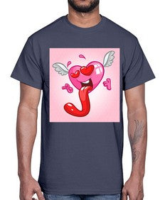 Heart 139#- cartoon general- Cotton Tee