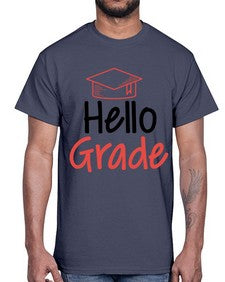 Hello Grade 296#- general school- Cotton Tee