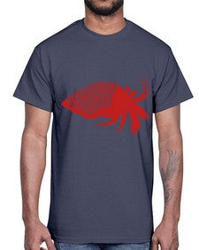HermitCrabMandala 518#- mandala- Cotton Tee