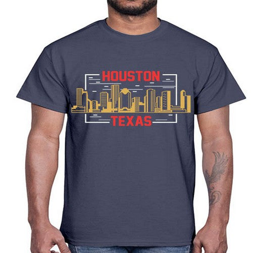Houston 910#- cities- Cotton Tee