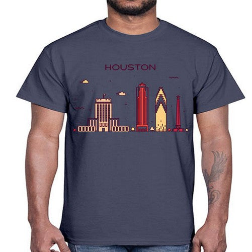 Houston 911#- cities- Cotton Tee