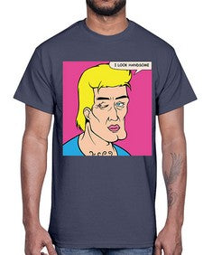 I Look Handsome 574#- art pop art- Cotton Tee