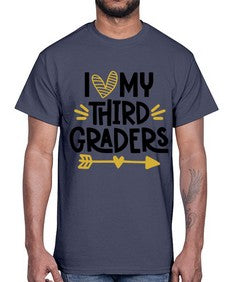 I Love My Third 368#- third grade- Cotton Tee