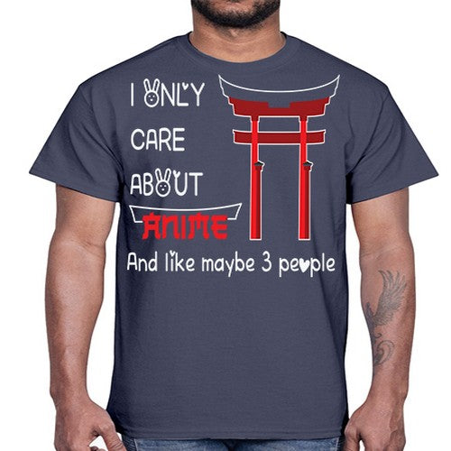 I Only Care About Anime Anime 240#- anime- Cotton Tee