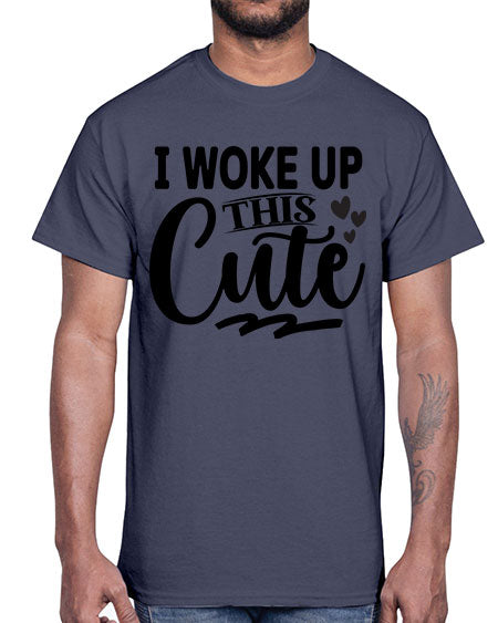 I Woke Up This Cute 348#- kids- Cotton Tee