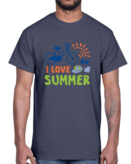 I love summer 92#- summer- Cotton Tee