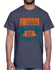I think I can wipe out diabetes Style 30#- diabetes- Cotton Tee