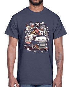 Ice Cream Van 1174#- ice cream- Cotton Tee