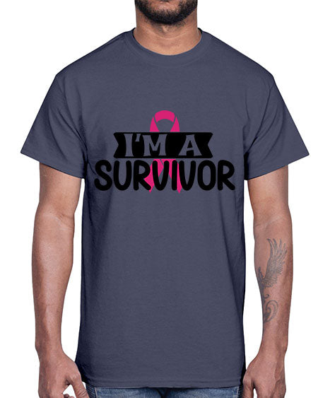 Im a Survivor 17#- breast cancer- Cotton Tee