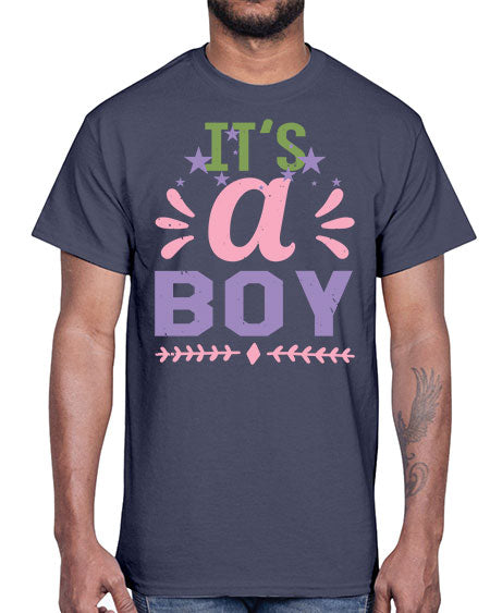 Its a boy Style 131#- baby shower- Cotton Tee