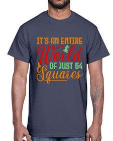 Its an entire world of just squares 124#- chess- Cotton Tee
