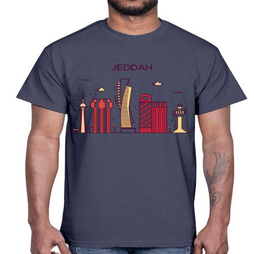 Jeddah 991#- cities- Cotton Tee