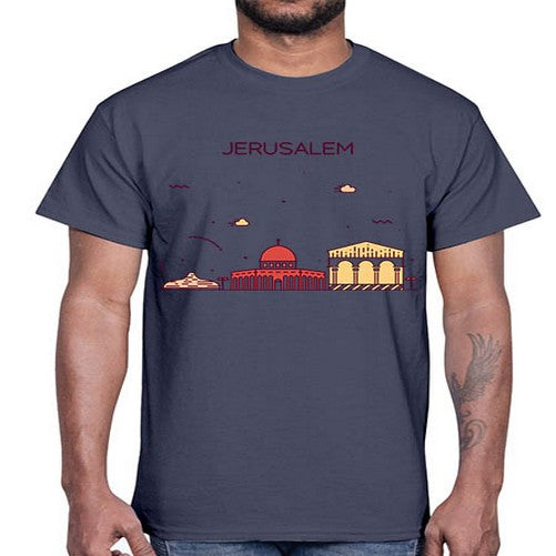 Jerusalem 997#- cities- Cotton Tee