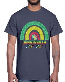 Juneteenth Vibes Only 5#- black juneteenth- Cotton Tee