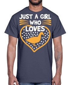 Just A Girl Who Loves Duck Style 34#- ducks- Cotton Tee