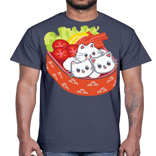 Kawaii Cat Boxed Lunch Anime Anime 266#- anime- Cotton Tee