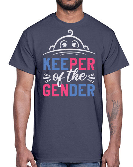 Keeper of the gender Style 135#- baby shower- Cotton Tee