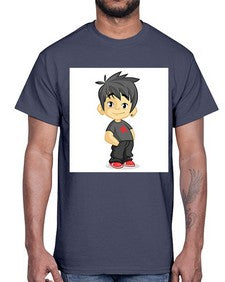 Kid 149#- cartoon general- Cotton Tee