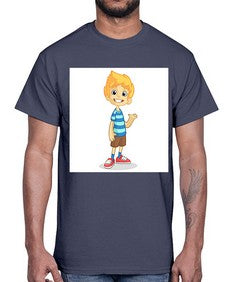 Kid 151#- cartoon general- Cotton Tee
