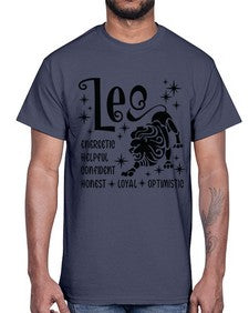 Leo 278#- leo- Cotton Tee
