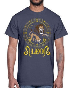 Leo 297#- leo- Cotton Tee