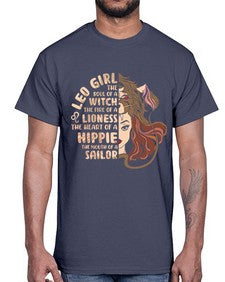 Leo girl 289#- leo- Cotton Tee
