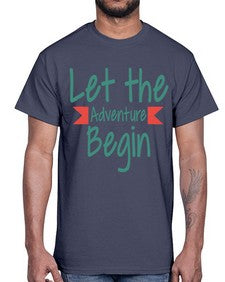 Let the Adventure Begin 456#- general school- Cotton Tee