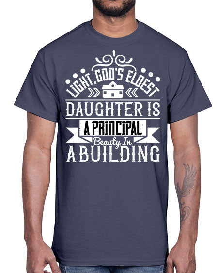 Light Gods eldest daughter is a principal beauty in a building Style 274#- architect- Cotton Tee