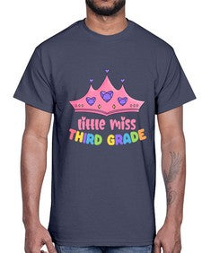 Little Miss third Grade 489#- third grade- Cotton Tee
