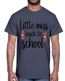 Little miss back to school 478#- general school- Cotton Tee
