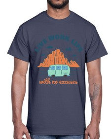 Live Work Life 6#- internet- Cotton Tee