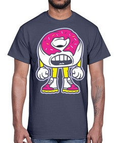Living donut 159#- cartoon food- Cotton Tee