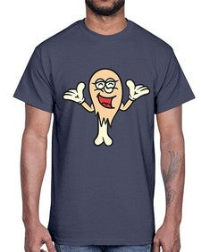 Lonesome chick 160#- cartoon food- Cotton Tee