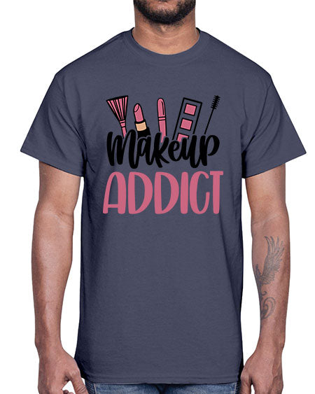 Makeup Addict Style 55#-makeup Cotton Tee