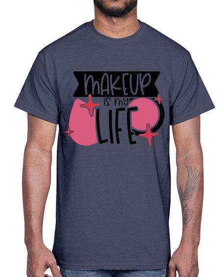 Makeup Is My Life Style 45#-makeup Cotton Tee