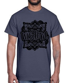 Mandala Wisdom 765#- mandala- Cotton Tee