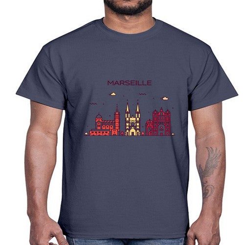 Marseille 1241#- cities- Cotton Tee