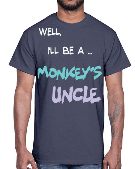 Monkey Uncle 18#- monkey- Cotton Tee
