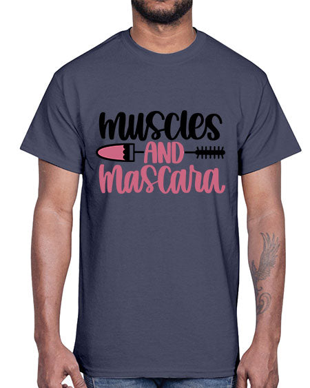 Muscles And Mascara Style 35#-makeup Cotton Tee