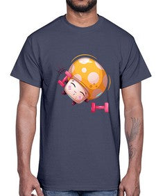 Mushroom 190#- cartoon food- Cotton Tee