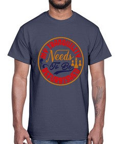 My tranquility needs to be refurbished 139#- chess- Cotton Tee