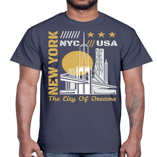 New York 1475#- cities- Cotton Tee